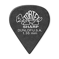 Dunlop Tortex Sharp 135 schwarz (12)  