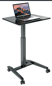 K & M 12186 Laptop-Tisch, schwarz  