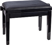 K & M 13922 Klavierbank, schw. pol. Vel. 