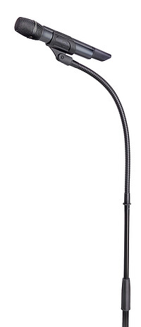 K & M 22280 Schwanenhals, 45cm, schwarz  