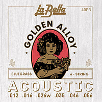 La Bella 40PB Golden Alloy 012/​056 