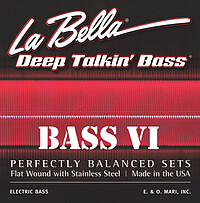 La Bella 767-​6N Bass VI nick. rw 026/​095 
