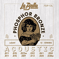 La Bella 7GP12L Phosphor Bronze Light 