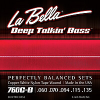 La Bella Bass 760CB White Nylon 060/​135 