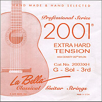 La Bella Einzelsaite 2001 Extra Hard G3  