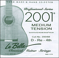 La Bella Einzelsaite 2001 Medium D4  