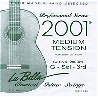 La Bella Einzelsaite 2001 Medium G3  