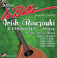 La Bella IB1245H Irish Bouzouki Hvy  