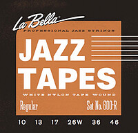 La Bella Jazz Tapes 600 White Nylon *  