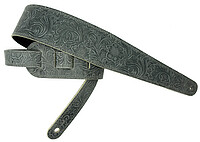 LM Western Tooled Leather Guitar Strap * 