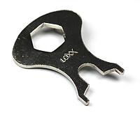 Loxx Schlüssel klein, vernickelt (1)  