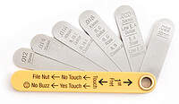 Das Einstellen der Saitenhöhe am Sattel ist ein wesentlicher Schritt beim Setup einer Gitarre oder eines Basses. Mit der …... Nomad MN601 Nut Height Gauge