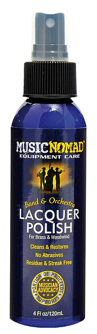Reinigung und Schutz für das Lack-Finish von Blasinstrumenten. Aufsprühen und abwischen - fertig! Mit feinen Zutaten wie …... Nomad MN700 Lacquer Polish Brass & Wood