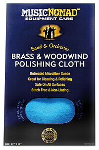 Ein superweiches, flusenfreies Mikrofasertuch zum Polieren von Blasinstrumenten. Das revolutionäre Material verfügt über …... Nomad MN730 Microfiber cloth Brass&Wood