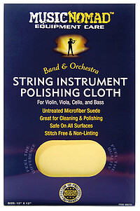 Ein superweiches, flusenfreies Mikrofasertuch zum Polieren von Streichinstrumenten, wie z.B. Violine, Viola, Cello oder …... Nomad MN731 Microfiber cloth Violin...