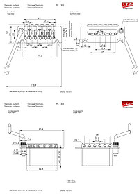 Schaller Vintage Tremolo 37mm black  