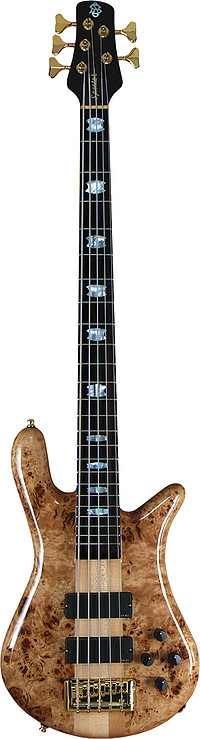 Der Euro bietet alle Features, die Spector Bässe weltweit berühmt gemacht haben. Den extrem komfortablen, komplett gewölbten Korpus aus europäischer Erle mit diversen Decken- hölzern, den 3- ... Spector Euro 5 LX-TW Poplar Burl Gl. Eb.