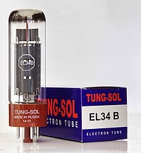Tung-​Sol EL34B Power Amp Tube / einzeln  
