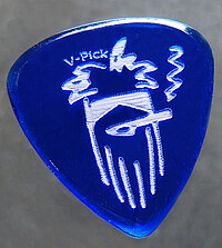 V-​Pick Billy Gibbons Signature saph.​blue 