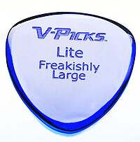 V-Pick Freak. Large Round Lite Pick blue 